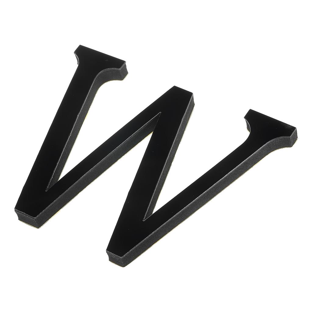 10cm Black 26 English Letters Wall Sticker 3D Mirror Acrylic Wall Sticker Decals Self-Adhesive Decor Wall Art Mural Home Party