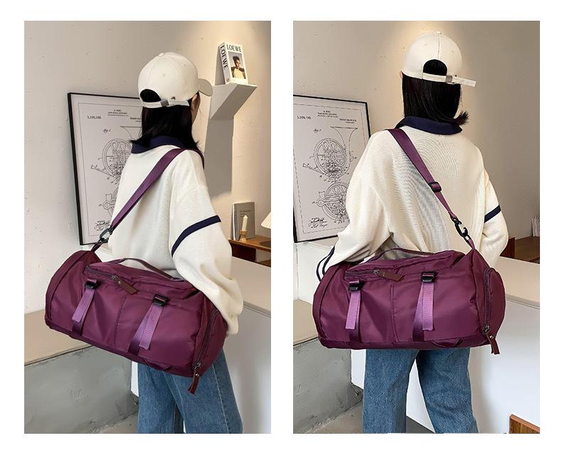 Versatile Large Capacity Gym and Travel Bag - Single Shoulder, Crossbody, or Handheld