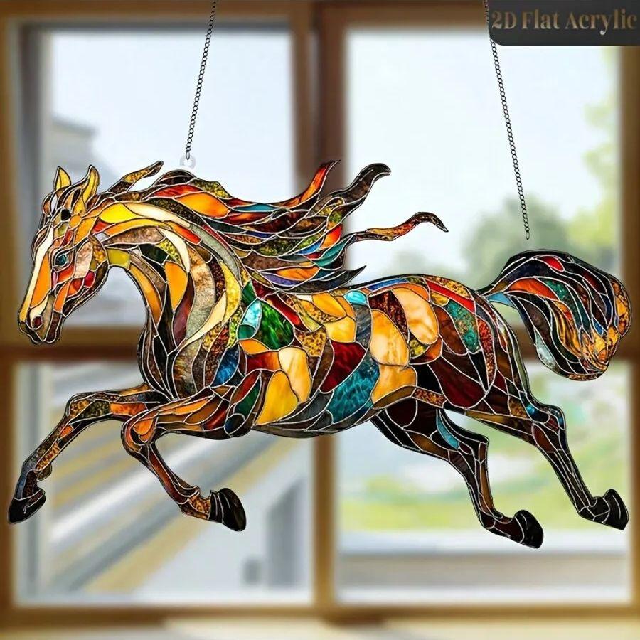 

1 piece of wild horse hanging decoration, suitable for your study and living room, is the best gift for horse enthusiasts