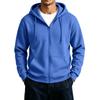 Heren Rits Hoodie Jas met Grote Zakken Kleur Casual