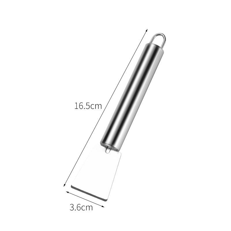 1 PCS Multifunctional Stainless Steel Kitchen Cleaning Spatula Scraper Ice Defrosting Remover Oil Stain Cleaning Tool Kitchen