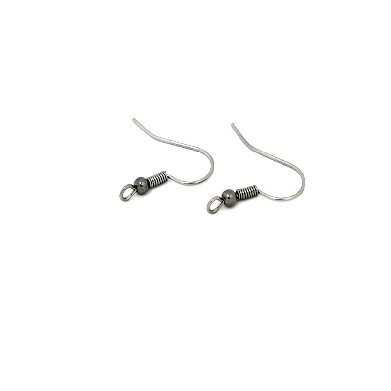 50Pcs Surgical Stainless Steel Hypoallergenic Earring Hooks Fish Ear Wire Gold Color for DIY Jewelry Making Finding Accessories