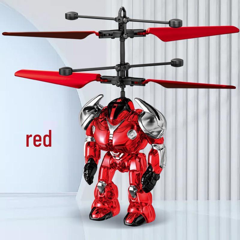 Gesture-Controlled Induction Flying Mecha Warrior Robot Toy for Kids