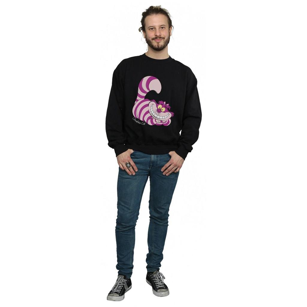 Disney Mens Alice In Wonderland Cheshire Cat Sweatshirt
