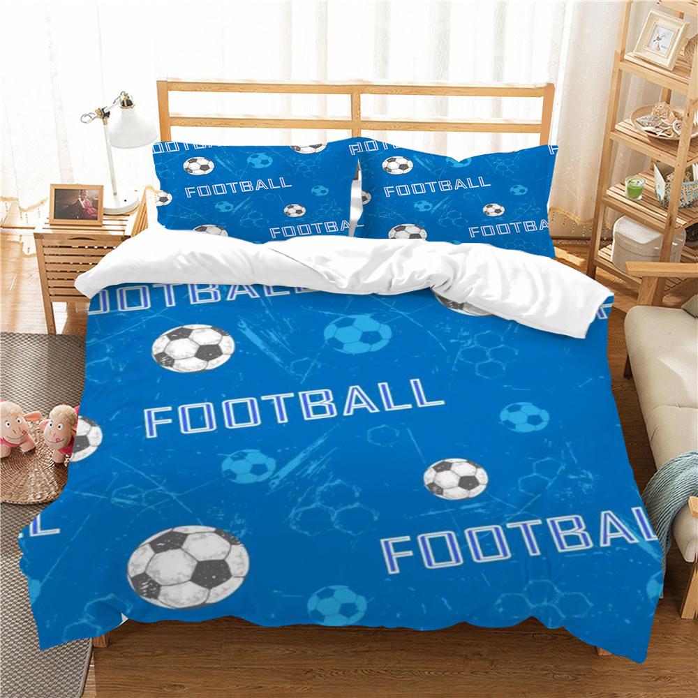 Football 3D Print Bedding Cover Set Luxury Home Bedclothes Unique Design Bedding Covers Comforter Bedding Suit