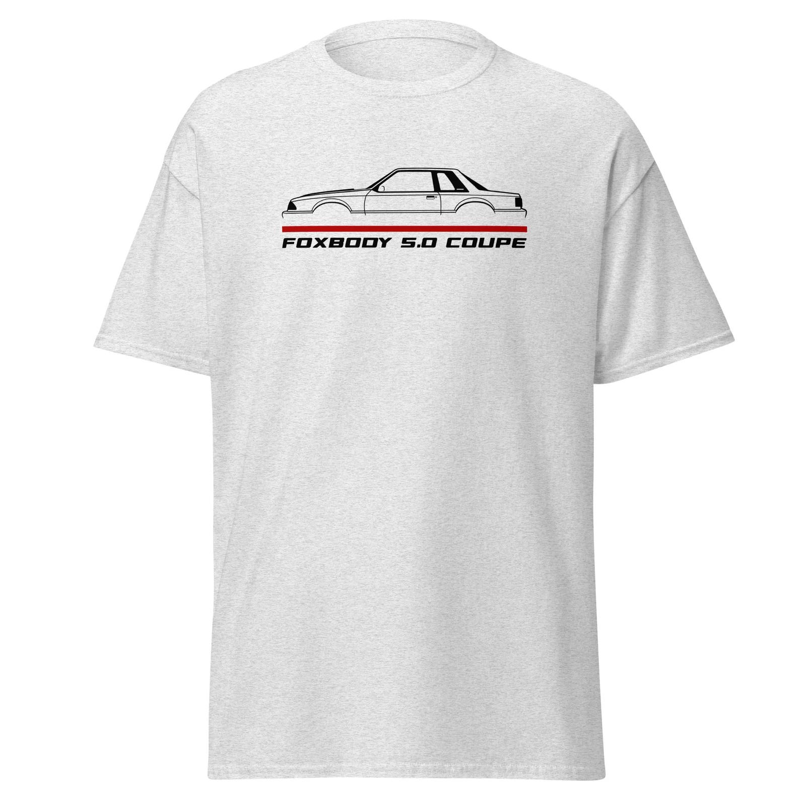 Premium T-Shirt For Ford Mustang Foxbody 5.0 Coupe Car Fans Birthday Gift Tee S