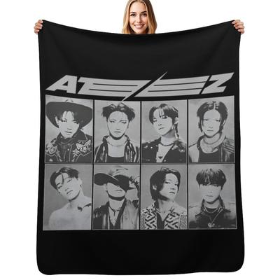 Ateez Überwurfdecke Leichte Warme Decke für Innen- und Außennutzung