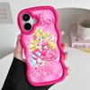 Sakura Uta Cure Idol Wavy Edge TPU Mobile Phone Case for iPhone 17 16 15 14 13 12 11 Air Pro Max Plus Colorful Cover