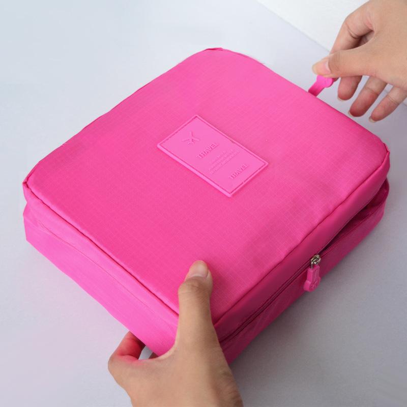 Four-pack Travel Storage Bag Portable Men's and Women's Storage Bag Travel Bath Makeup Bag Printed Toiletry Bag