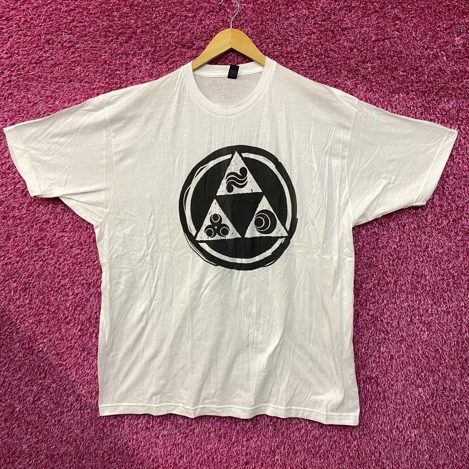 The Legend of Zelda Triforce Elements Logo T-Shirt XL