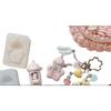 Bottle Shaped Silicone Resin Mold, Translucent Charm Casting Mold with Hanging Loop for Keychain, Pendant and DIY Crafts