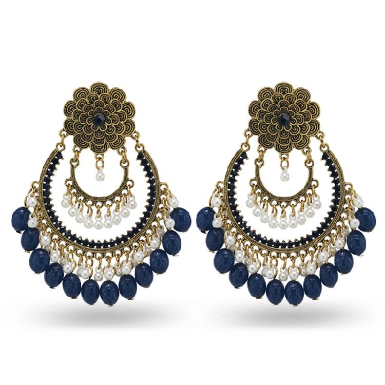 

Elegant National Style Eardrop Hollow Drop Dangle Earrings Jewelry Deco for Girl 1