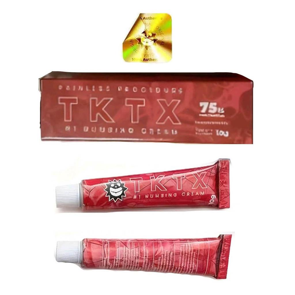 10g Tattoo Anesthetic Fast Skin Numbing red75%T Cream Semi Permanent