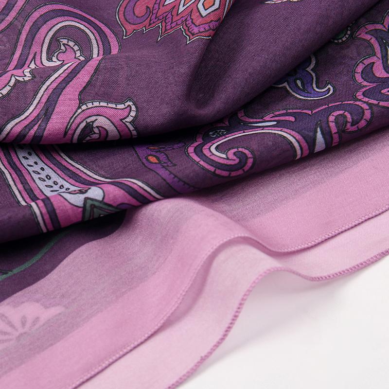 New Fashion 90X90cm Printed Women Scarf Pashmina Silk Scarf Square Shawl Decorative Headband Neck Luxury Design Bandana