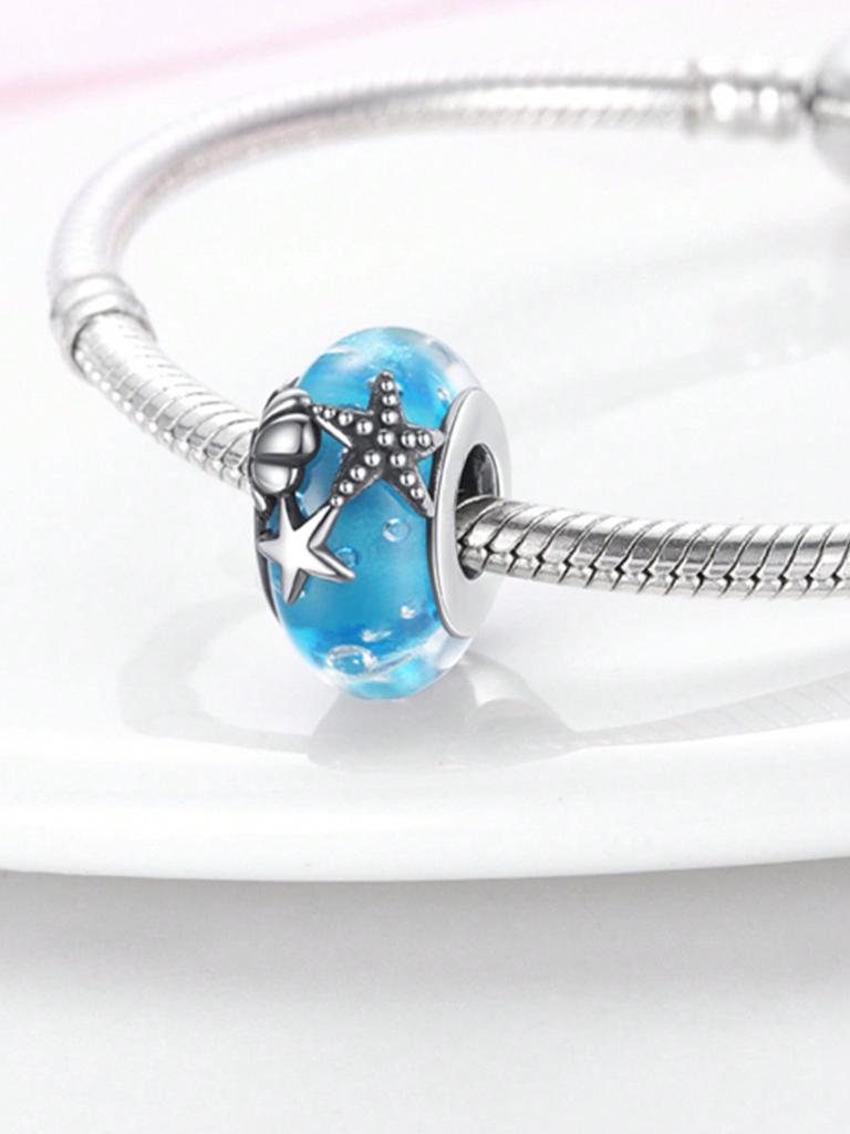 Charm Plata Sea Shells And Starfish Bead Charms Copper Plated Fits Charm Genuine Bracelets For Jewellery Crafting DoItYourself Charms