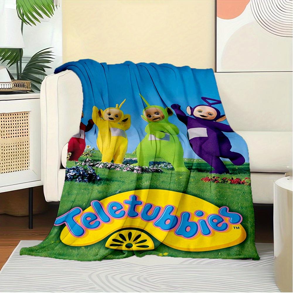 1pc Teletubbies,Children's show,FriendshipPrint Blanket Suitable for All Seasons, Perfect for Home, Travel, or Camping
