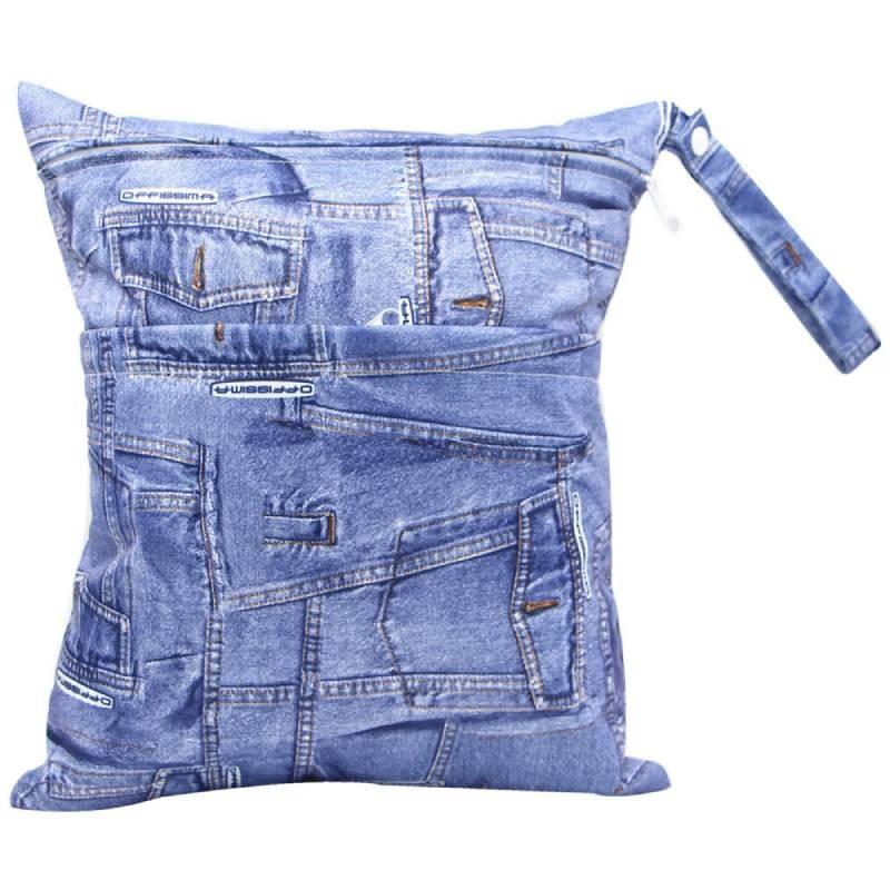 Pattern Diaper Cartoon Bag Knitted Flat Fabric Double Zipper Printing Digital