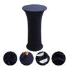 Premium Spandex Round Table Cover Elastic Skirt for Hotel Wedding Banquet Decor