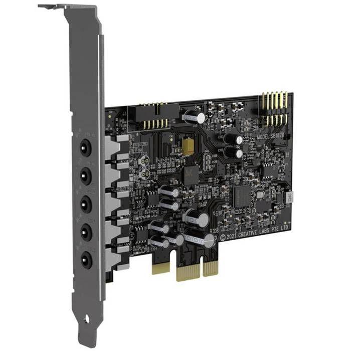 Internal Sound Card - Creative - Sound Blaster Audigy Fx V2 - High Resolution - 5.1 Virtual Surround - Pci