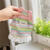 Colorful Striped Suspender Skirt Teddy Bichon Pomeranian Cat And Dog Clothes Summer Thin Breathable Pet Clothes