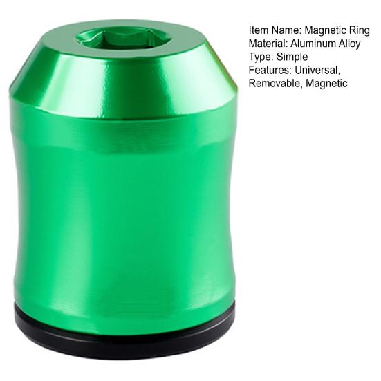 1/5Pcs Screwdriver Head Magnetic Ring Universal Screwdriver Power Bits Magnetizer Ring Heavy Duty Aluminum Alloy Magnetic Screw Holder