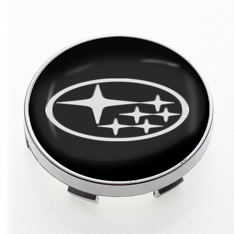 4pcs 60mm Car Wheel Center Hub Center Cap Rim Hub Dustproof Cover Emblemem For Subaru Forester SG SJ SH Crosstrek Legacy Tribeca XV