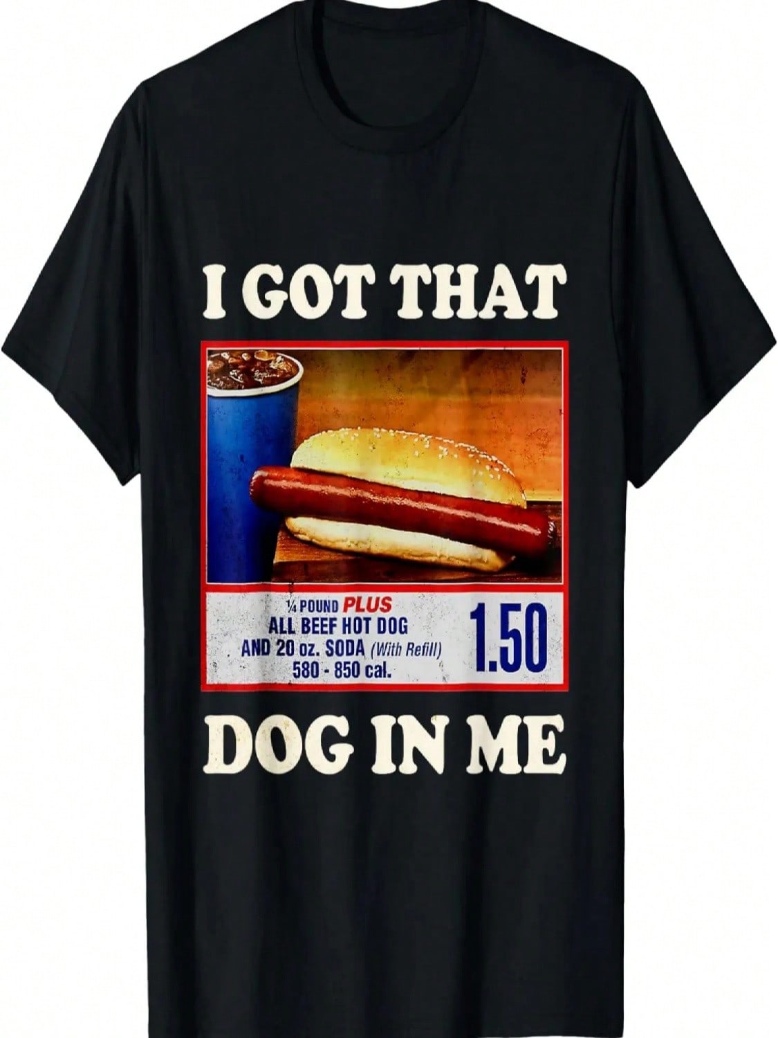 I Got That Dog In Me Funny Combo 4th Of July Vintage Meme T-Shirt S разноцветный