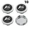 4 PZ 64MM Diametro Esterno / 62MM Diametro Interno Tappo Per Cerchi WORK EMOTION EQUIP MEISTER Logo VS & WORK Tappo Centrale Ruota Copri Ruota Auto Sportiva Tappi Mozzo