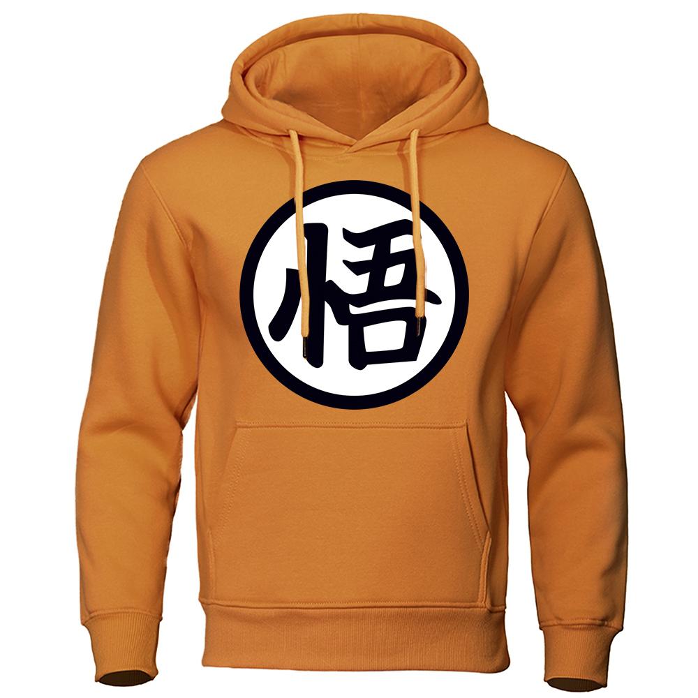 Japońskie Anime Logo Wu czcionka śmieszne bluzy z nadrukiem męskie kieszonkowe jesienne ubrania luźne casualowe w stylu Streetwear polarowe ciepłe męskie bluzy z kapturem