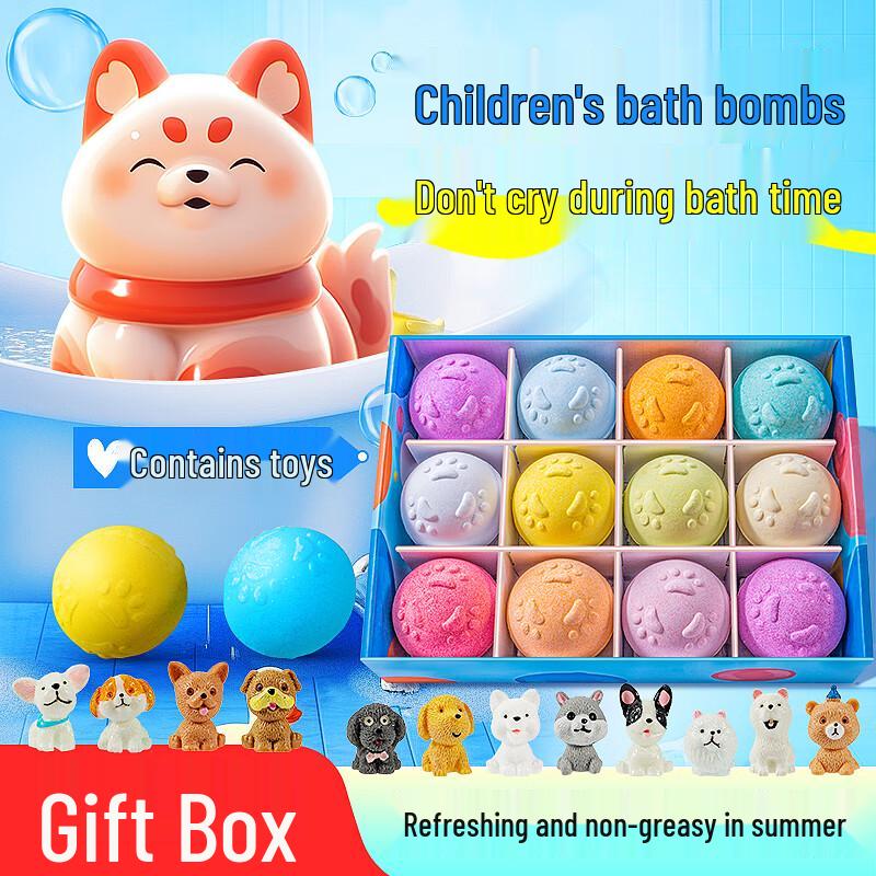 Naibaoli Kids' Bubble Bath Bombs with Surprise Toys