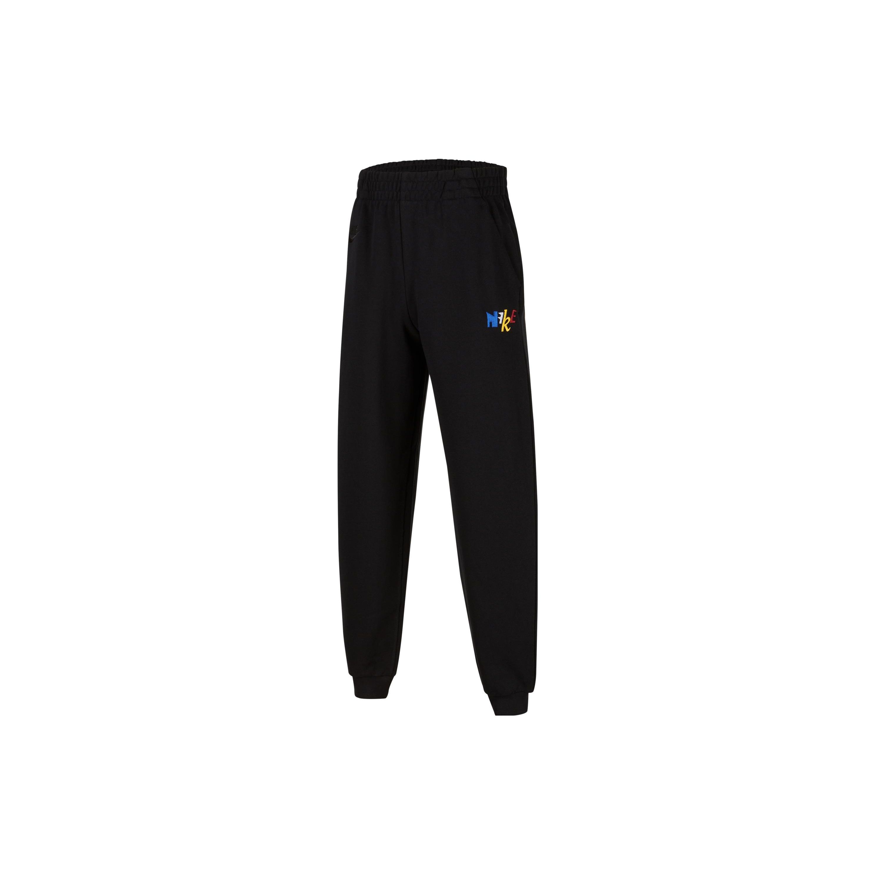 Nike Спортивные трикотажные штаны с вышивкой букв Детские штаны Черные HF0387-010 L