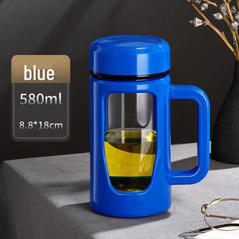 Xihe Glass Tea Infuser Mug with Handle