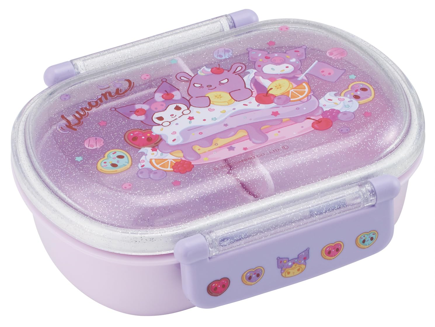 Skater Bento Made in Sanrio Kuromi Fancy Snacks Children s Box 360ml Japan Sweets Girls QAF2BA-A 4234₽