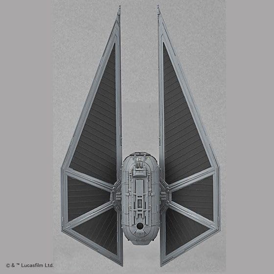 BANDAI SPIRITS Paquete de modelo de plástico del caza TIE Striker de Star Wars a escala 1/144 U-Wing y codificado por colores (Nueva versión)