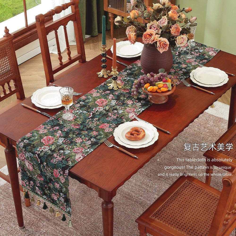 American Decorative Tablecloth Ethnic Pastoral Atmosphere Table Flag Household Tablecloth Rectangle