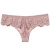 Meet'r Women Sexy Lace Lingerie Temptation Low-waist Panties Embroidery Thong Transparent Hollow Out Underwear Female G String