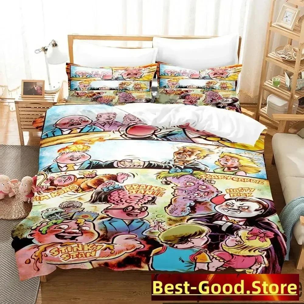 3D Garbage Pail Kids Bedding Set Printed Bed Set With Pillowcase Bed Duvet Cover Single Double Queen Super King Size Boys Adult