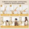 Adjustable Book Stand for Kids, Multi-Angle Reading Rack for Book Tablet, Thickened Book Holder for Desk, Hands-Free Cookbook Stand