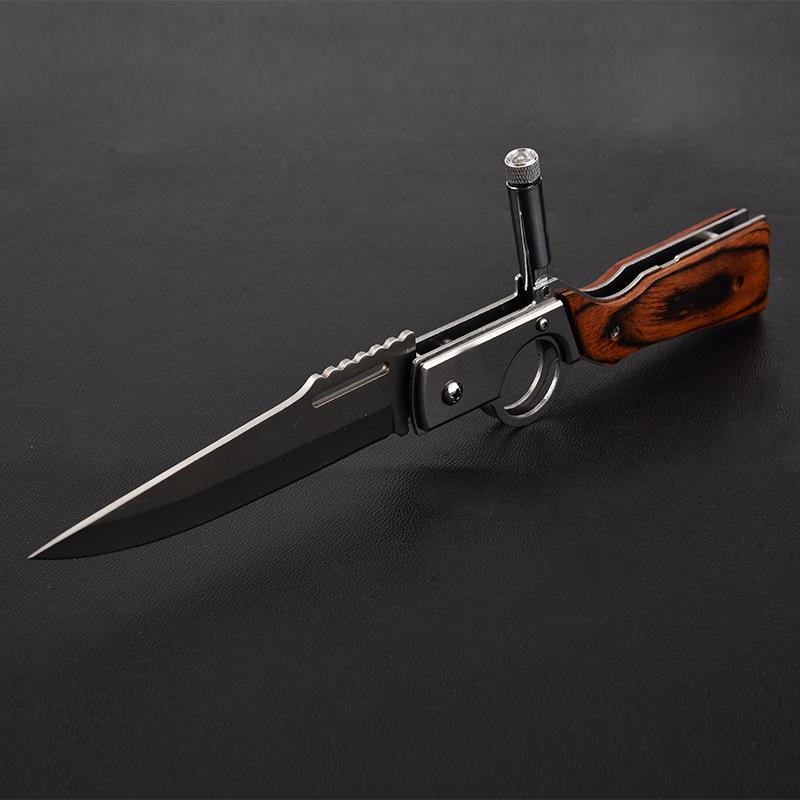 COLTELLO TASCABILE SLIM LUPO LAMA BRUNITA DA 6.5CM COLTELLI TASCABILI - IlSemaforo