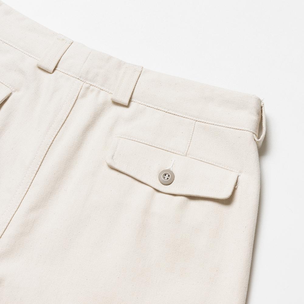 Waiemssielkeiwai French M-52 Chino Short Pants - Natural
