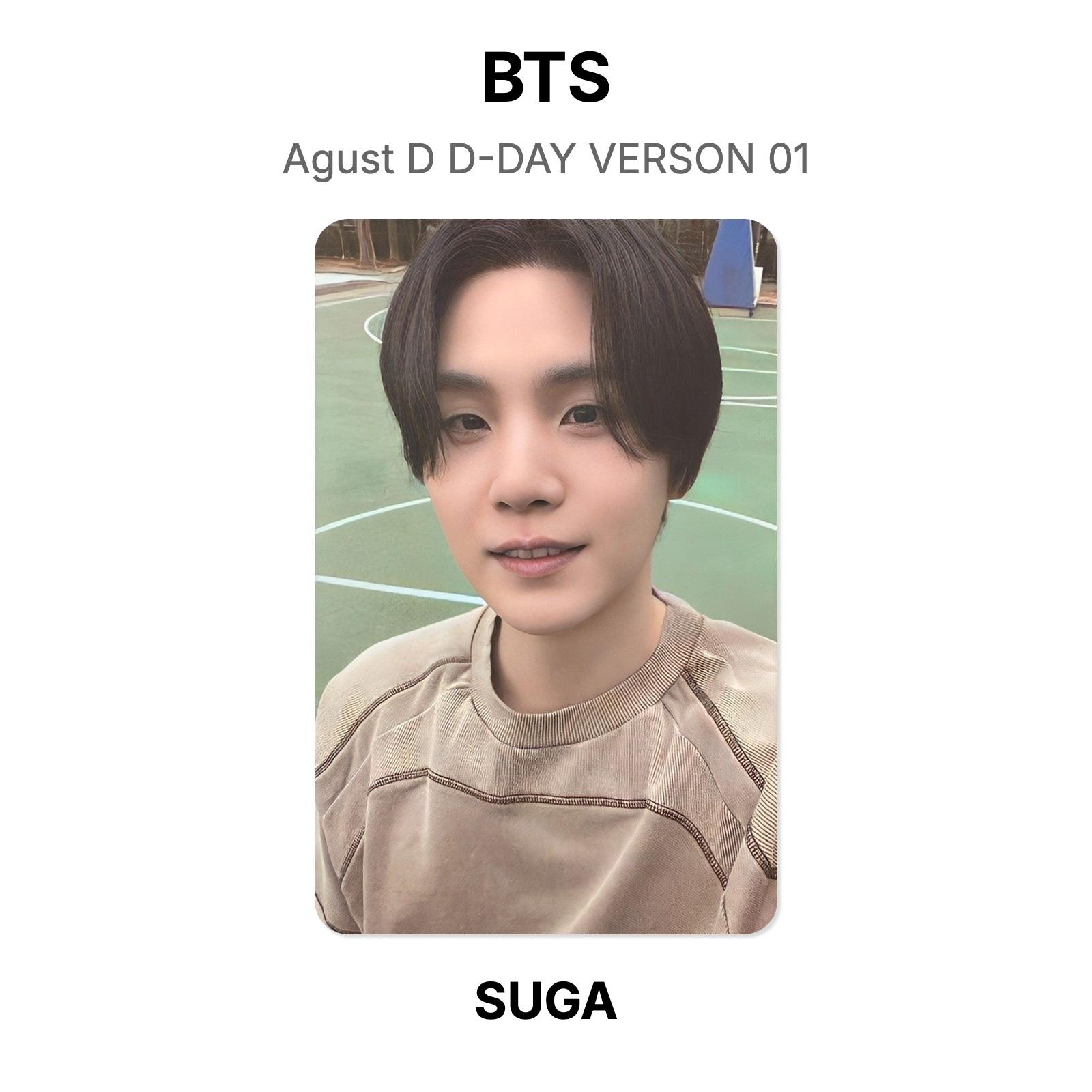 BTS Agust D D-DAY VERSON 01 Official Photocard SUGA 03
