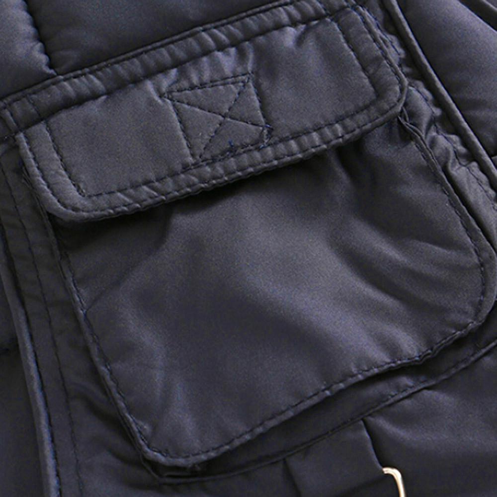 Men  Winter Fashion Multi Pocket  Color Waistcoat Vest Jacket Top Coat