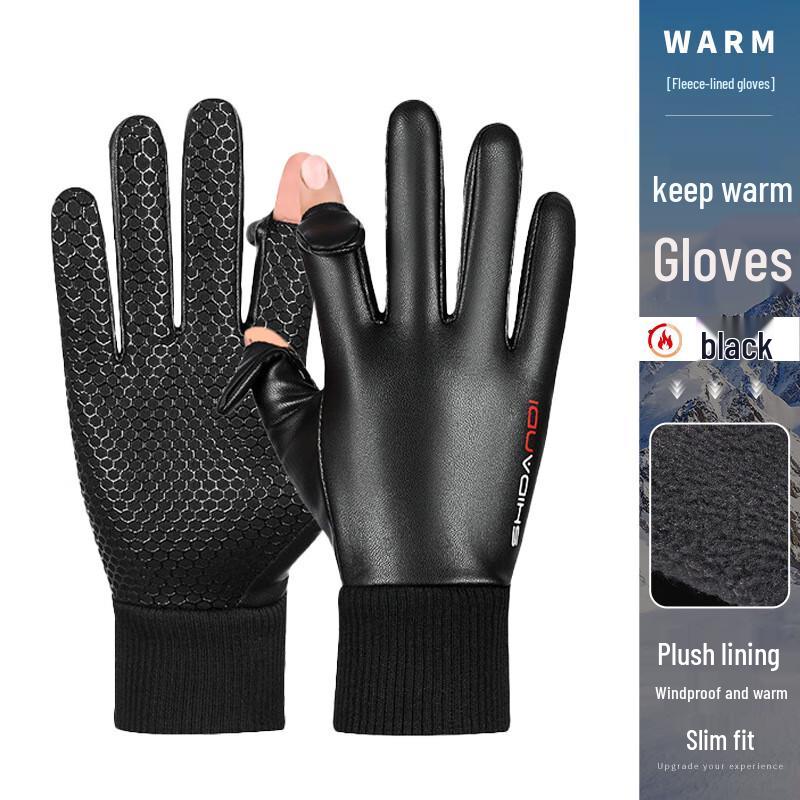 

Three Dolphins WA Men s Winter Waterproof Touchscreen Cycling Gloves One Size