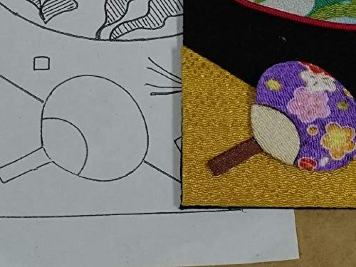 Tanzaku Saijiki Cena de varanda de meio do verão de agosto Kit feito à mão (calendário sazonal)