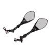 Rear View Mirrors with LED Turn Signals Universal Motorcycle Indicator Left and Right Replacement for Ducati