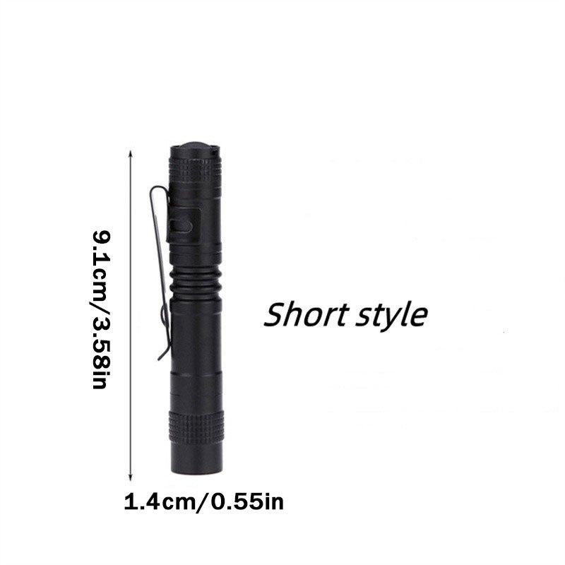 LED Pen Light with Clip 500 Lumen Mini Pocket Medical Penlight Inspection Flashlight Battery Not Included