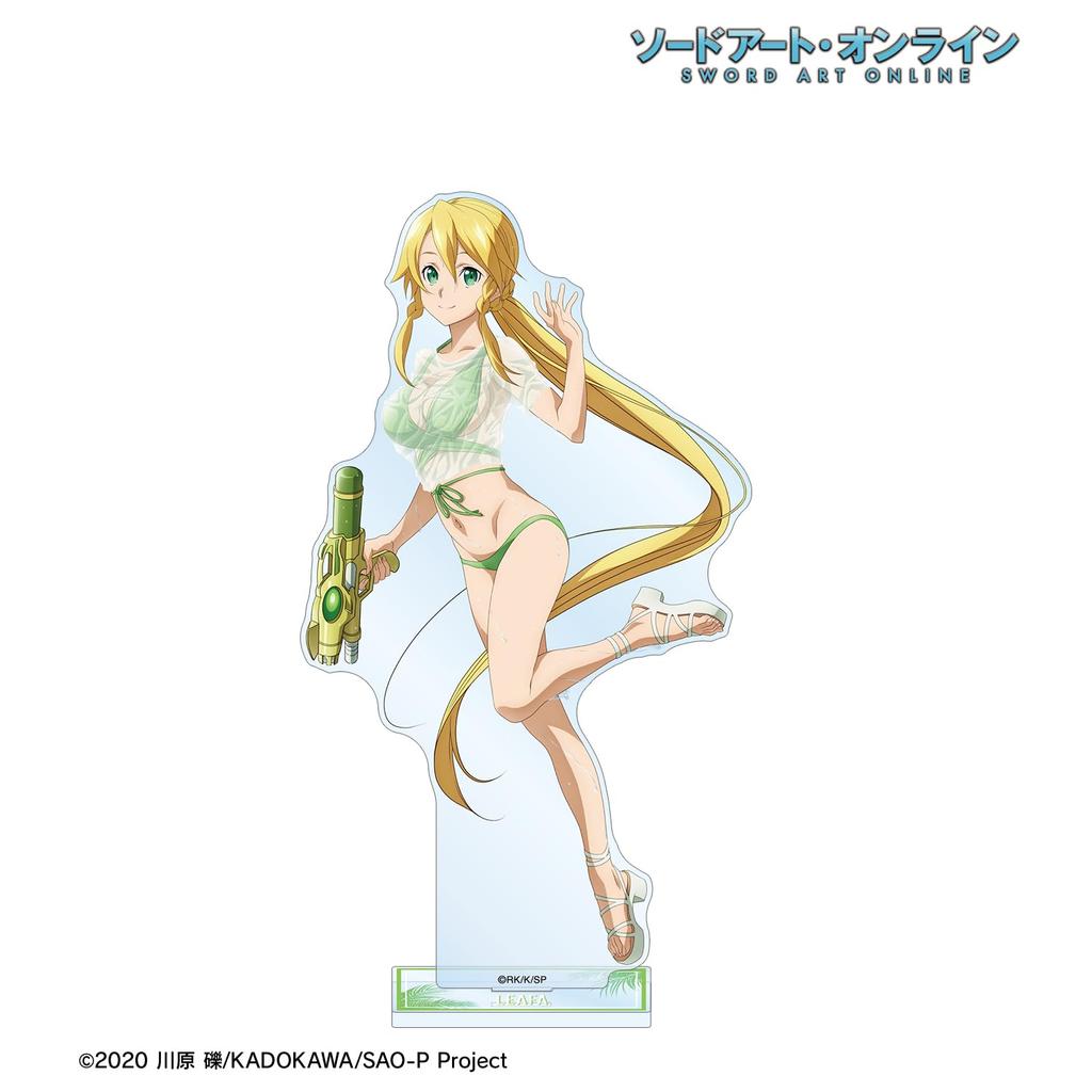 Sword Art Online Original Illustration Leafa Water Gun Battle Big Acrylic Stand Ver.