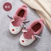 Autumn and Winter Couple Cotton Slippers for Female Home Use, Indoor Postpartum Warmth, Anti Slip Plush Home Furnishings, Cotton Slippers