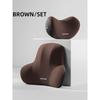 Breathable Memory Foam Car Seat Cushion Luxury Neck Rest Headrest Lumbar Support Pillow Cotton Material Back Massage Universal