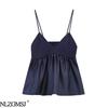 2026 Spring European-American Style Versatile Patchwork Knit Camisole